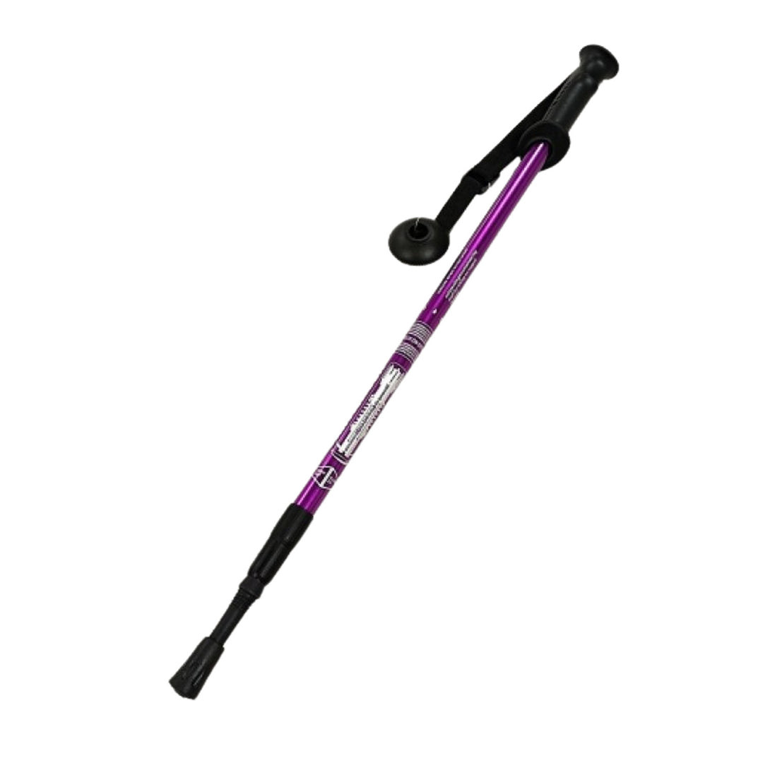 Aluminium Nordic Walking-stokken 65-135 cm telescopisch paars
