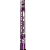 Aluminium Nordic Walking-stokken 65-135 cm telescopisch paars