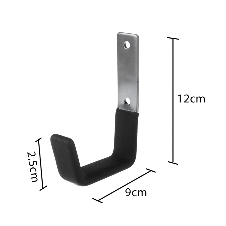 Maclean wandhouder/wandhanger, voor banden, wielen, ladder, fiets, staal, max. belasting 15 kg, MC-435, 3 stuks