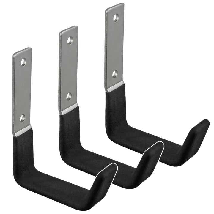 Maclean wandhouder/wandhanger, voor banden, wielen, ladder, fiets, staal, max. belasting 15 kg, MC-435, 3 stuks