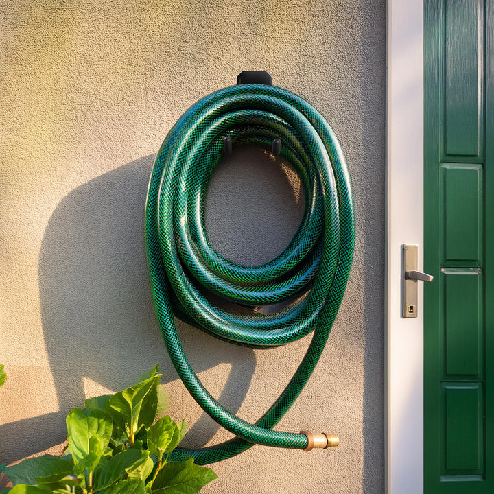 Maclean wandhouder/wandhaak, voor banden, tuingereedschap, ladder, slangen, fietsen, staal, max. belasting 35 kg, MC-440, 2 stuks