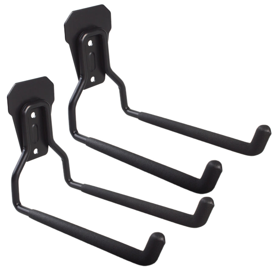 Maclean wandhouder/wandhaak, voor banden, tuingereedschap, ladder, slangen, fietsen, staal, max. belasting 35 kg, MC-440, 2 stuks