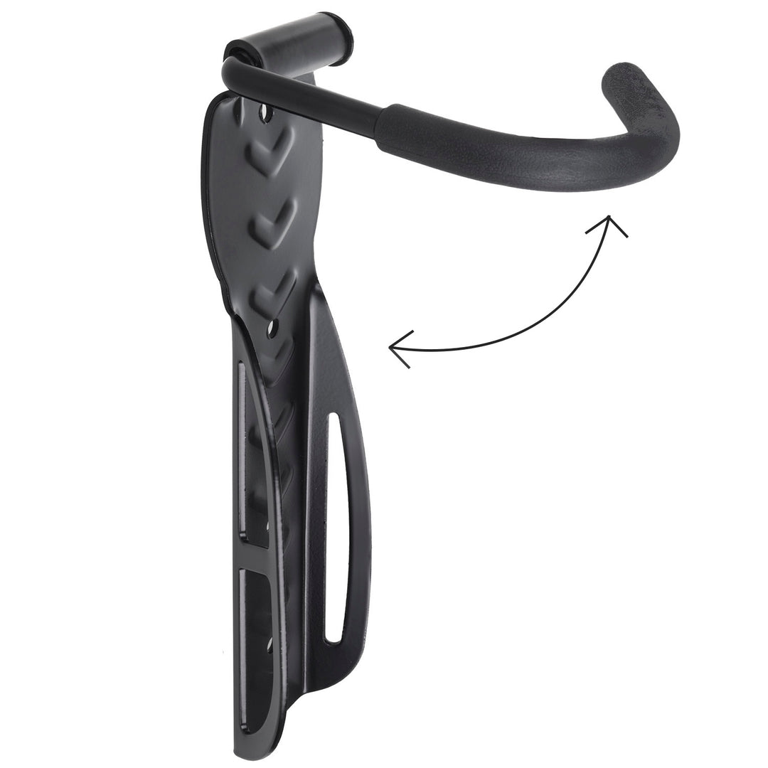 Maclean fietshouder / wandhanger, verticaal, staal, max. belasting 30 kg, MC-432, 3 stuks