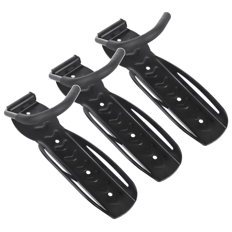Maclean fietshouder / wandhanger, verticaal, staal, max. belasting 30 kg, MC-432, 3 stuks