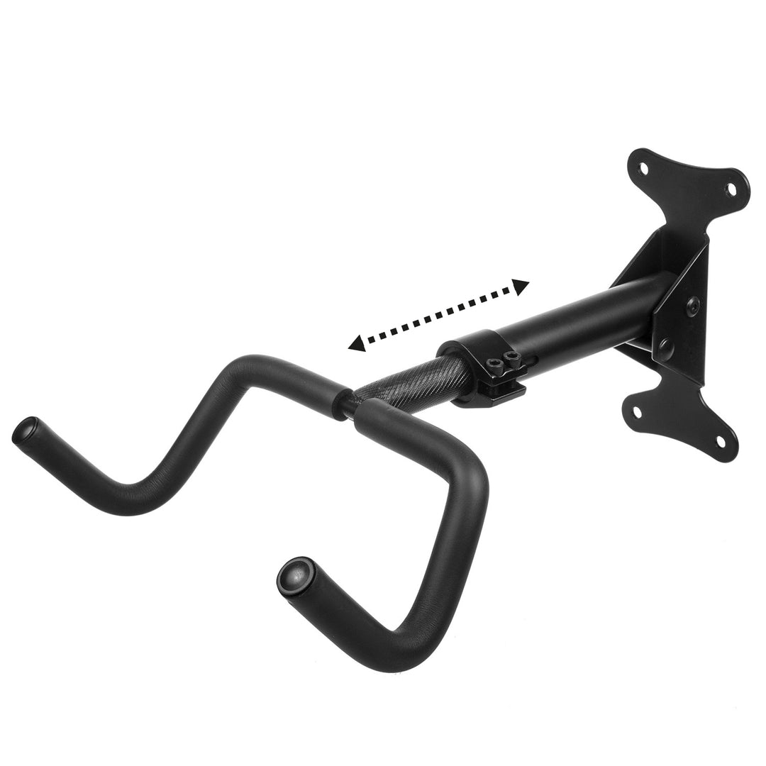 Maclean fietshouder / wandhanger, horizontaal, staal, max. belasting 30 kg, MC-431, 3 stuks