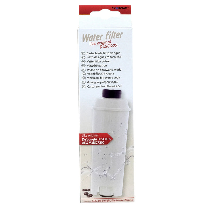 Waterfilter voor DeLonghi-espressomachines Scanpart, 4 stuks