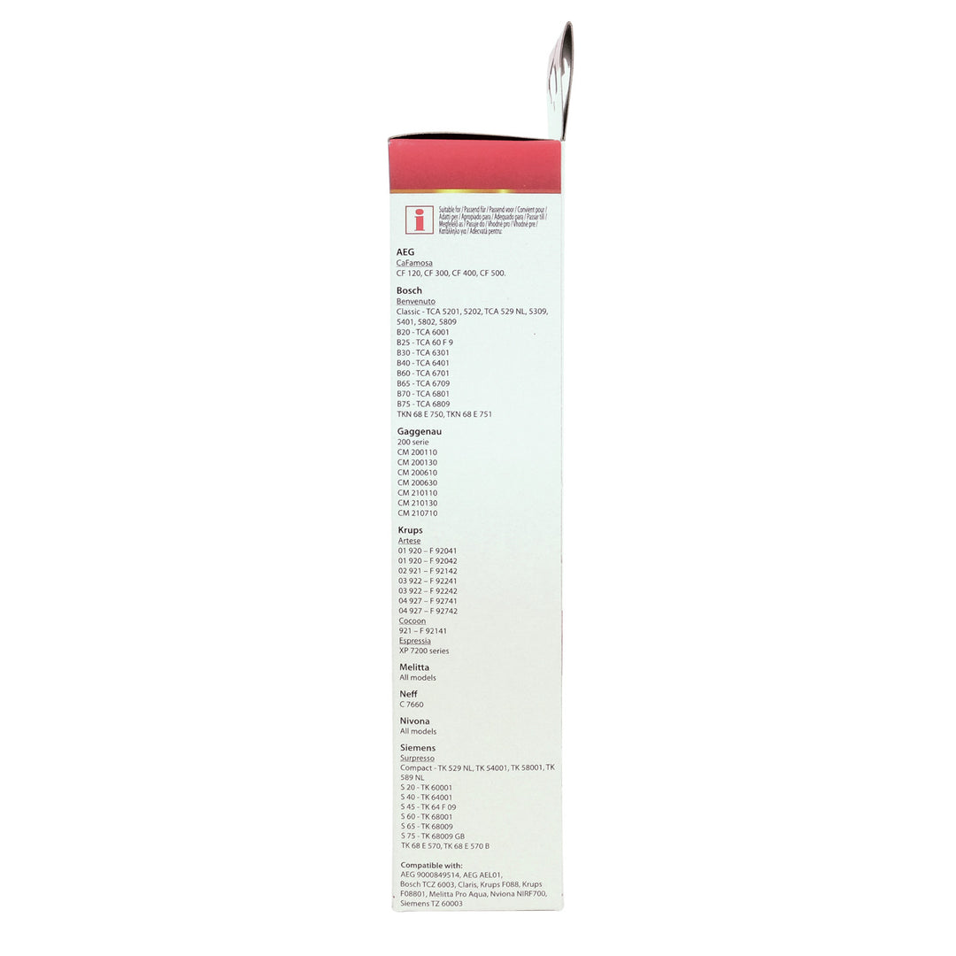 Waterfilter voor espressoapparaten met schroefdraad AEG, BSH, Krups, Melitta, Nivona Scanpart, 2 stuks