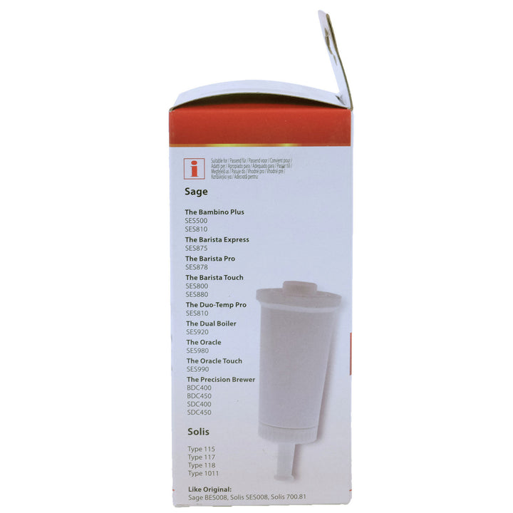Waterfilter voor Sage-koffiemachine, vervanging voor BES008 Scanpart, 2 stuks