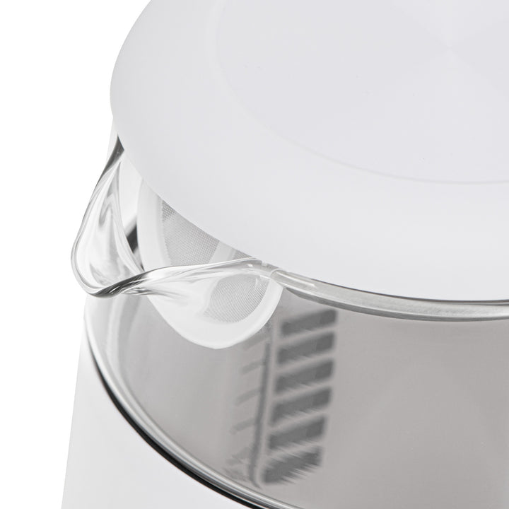 Elektrische glazen waterkoker met temperatuurregeling 1,7 l, LED, 40–100 °C, Adler AD 1305 WS wit