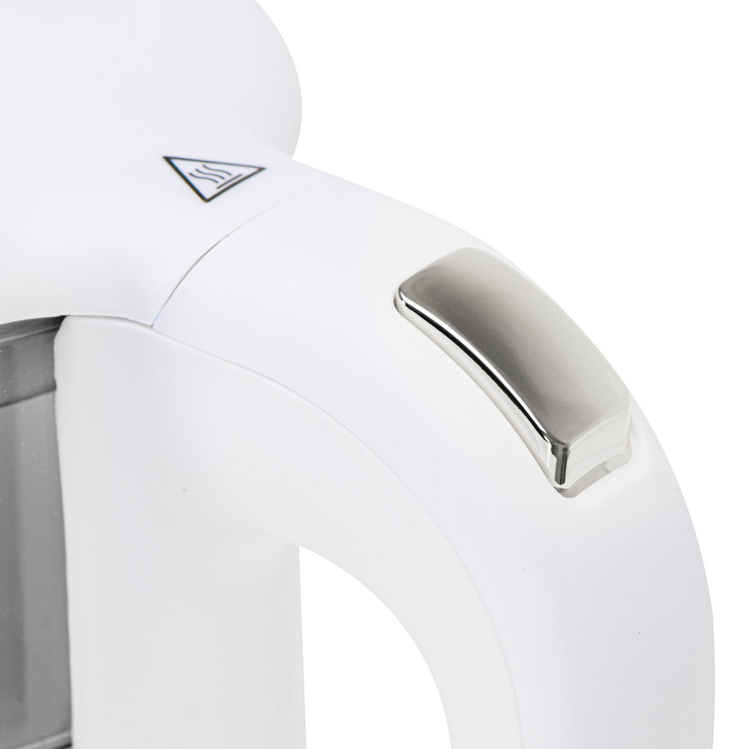 Elektrische glazen waterkoker met temperatuurregeling 1,7 l, LED, 40–100 °C, Adler AD 1305 WS wit