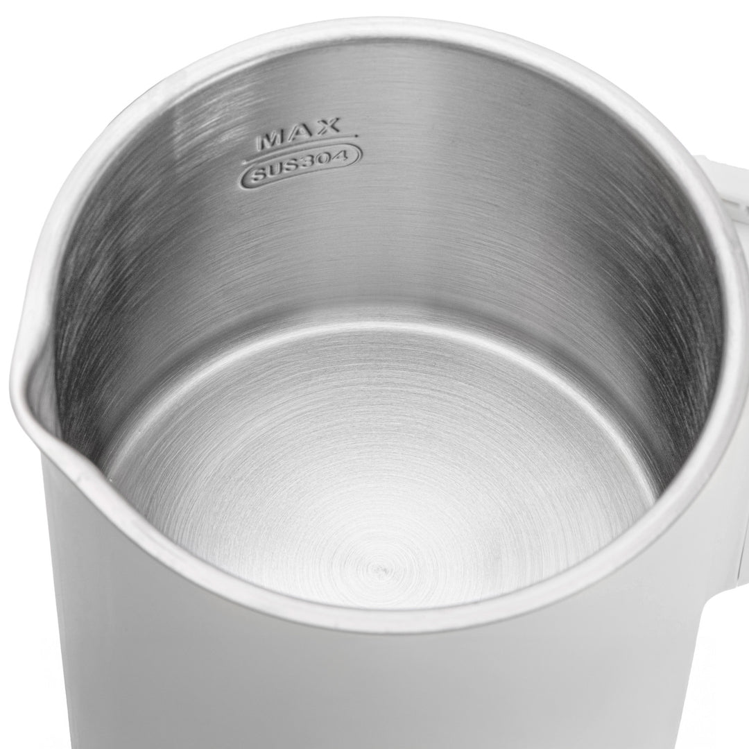 Adler elektrische waterkoker, voor op reis, dubbele wand, inhoud 0,8 l, max. vermogen 650 W, grijs, AD 1388