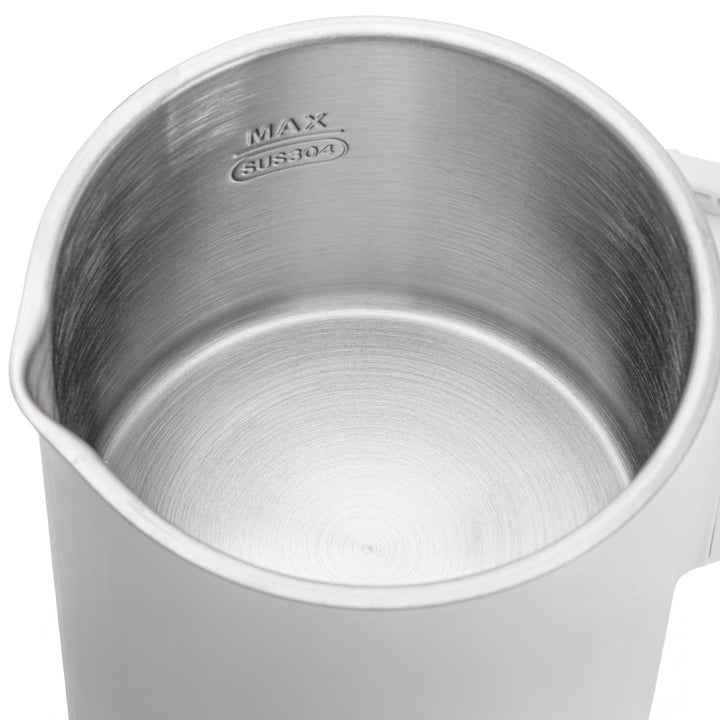 Adler elektrische waterkoker, voor op reis, dubbele wand, inhoud 0,8 l, max. vermogen 650 W, grijs, AD 1388
