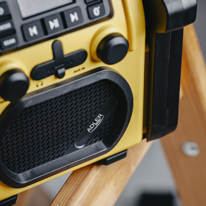 Adler bouwradio, Bluetooth 5.1, IPX 54, vermogen 10 W, AD 1911