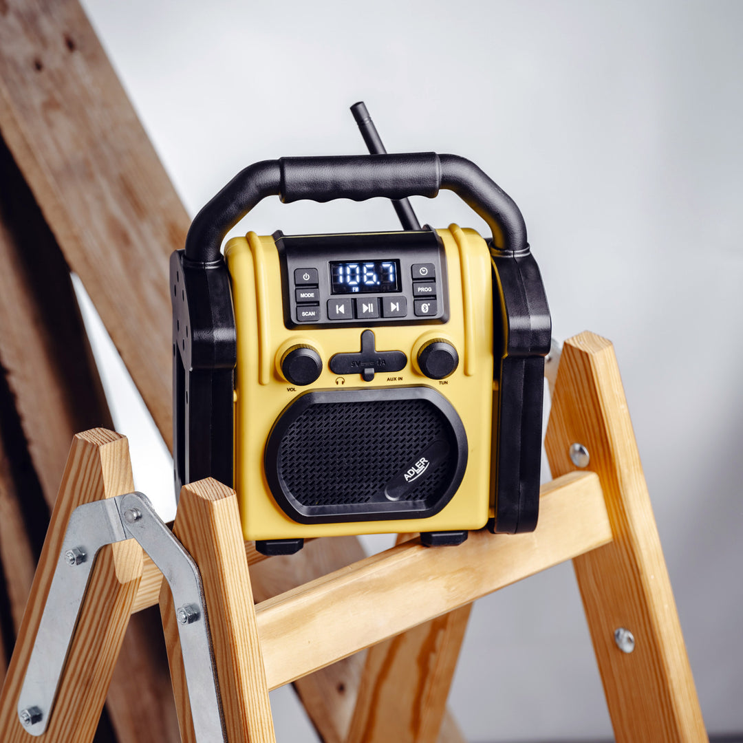 Adler bouwradio, Bluetooth 5.1, IPX 54, vermogen 10 W, AD 1911