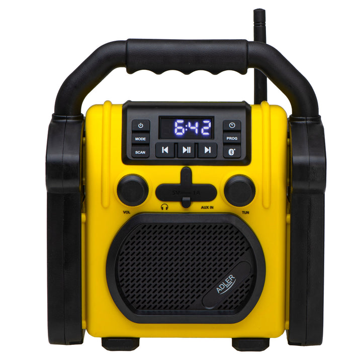 Adler bouwradio, Bluetooth 5.1, IPX 54, vermogen 10 W, AD 1911