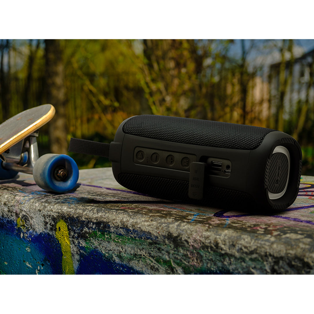 Tracer draagbare luidspreker, Bluetooth 5.3, RMS-vermogen 20 W, IPX4, zwart, TRAGLO47686