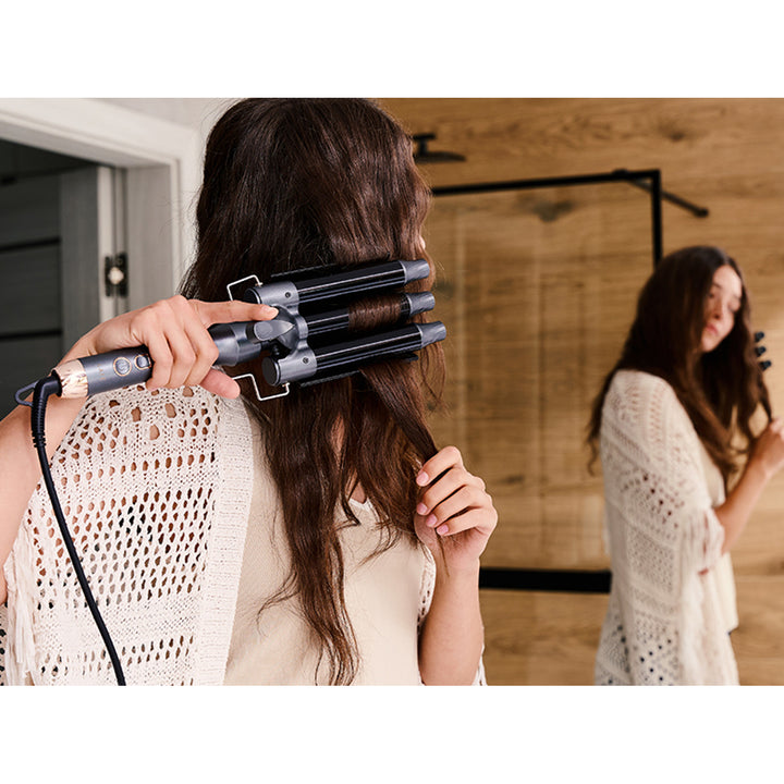 LAFE-krultang, diameter van de verwarmingselementen 25 mm, vermogen 105 W, Sleek & Shine Waver