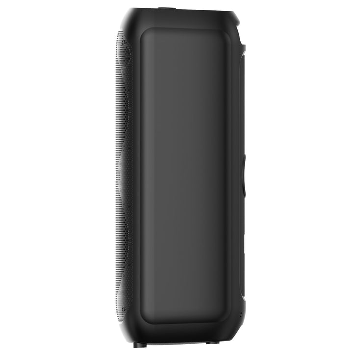 Grote Bluetooth-luidspreker, 120 W RMS/1400 W PMPO, twee 8"-luidsprekers, equalizer, karaokefunctie, MP3/microSD-kaarten, USB, AUX, BT 5.3+EDR, display, LED, ingebouwde accu, afstandsbediening, MT3185