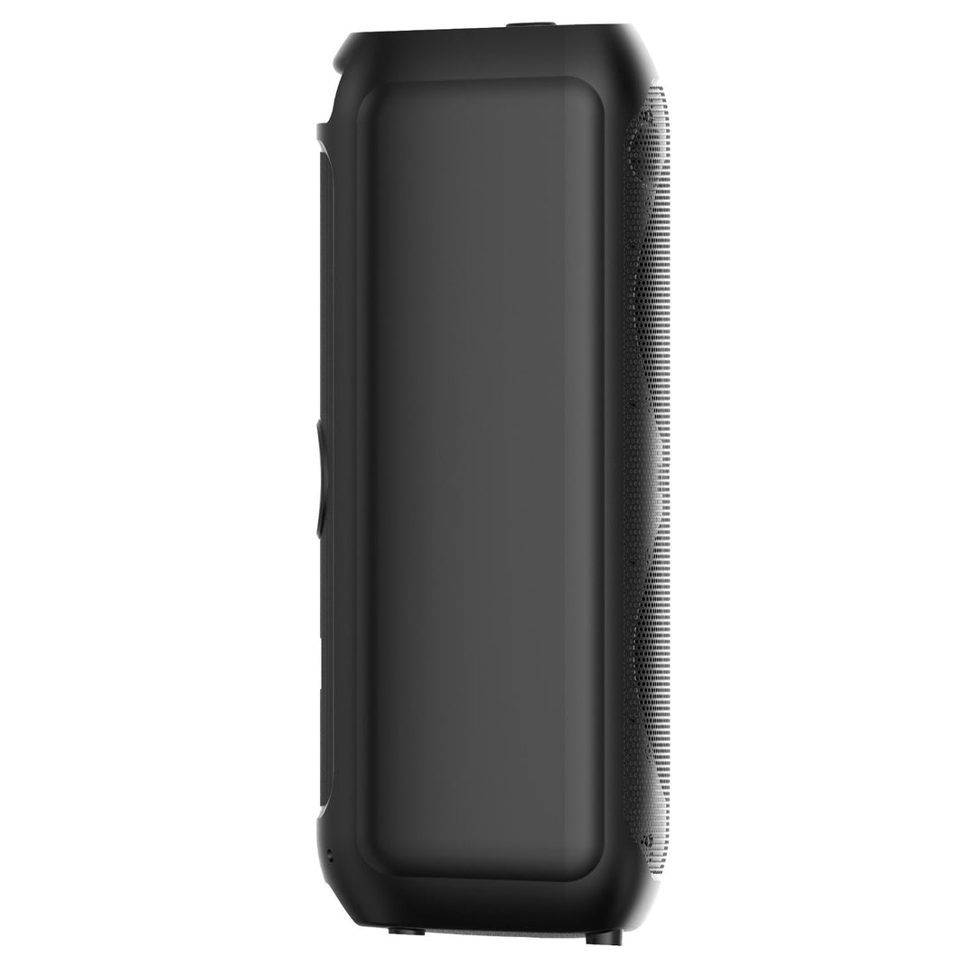 Grote Bluetooth-luidspreker, 120 W RMS/1400 W PMPO, twee 8"-luidsprekers, equalizer, karaokefunctie, MP3/microSD-kaarten, USB, AUX, BT 5.3+EDR, display, LED, ingebouwde accu, afstandsbediening, MT3185