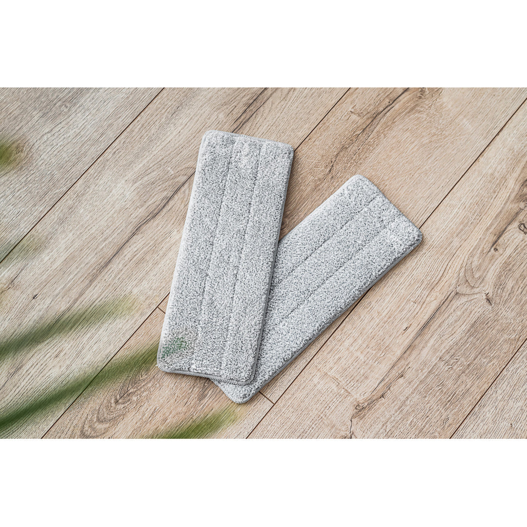 Teesa platte schoonmaakmop, emmer met twee compartimenten, inhoud 5,7 l, New Clean R13, Teesa