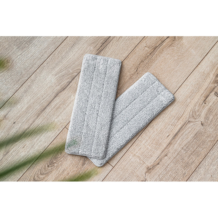 Teesa platte schoonmaakmop, emmer met twee compartimenten, inhoud 5,7 l, New Clean R13, Teesa