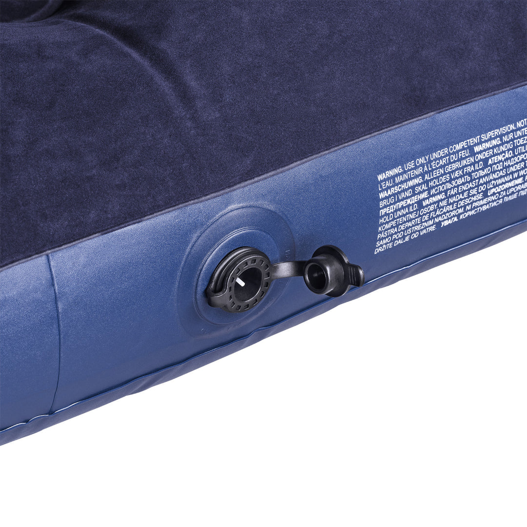 Opblaasbare tweepersoonsmatras REBEL ACTIVE, afmetingen 203x183x22 cm, RBA-5001-XXL