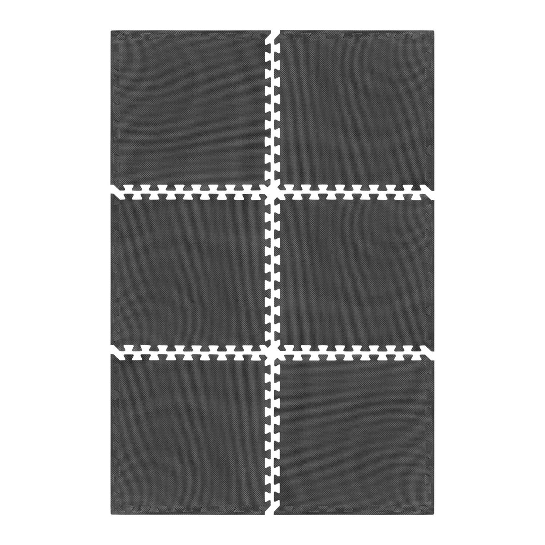 Maat voor apparatuur en oefeningen in de sportschool 180x120cm, EVA-materiaal, 6-delige puzzel, REBEL ACTIVE