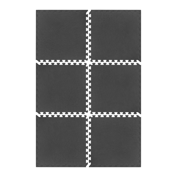 Maat voor apparatuur en oefeningen in de sportschool 180x120cm, EVA-materiaal, 6-delige puzzel, REBEL ACTIVE