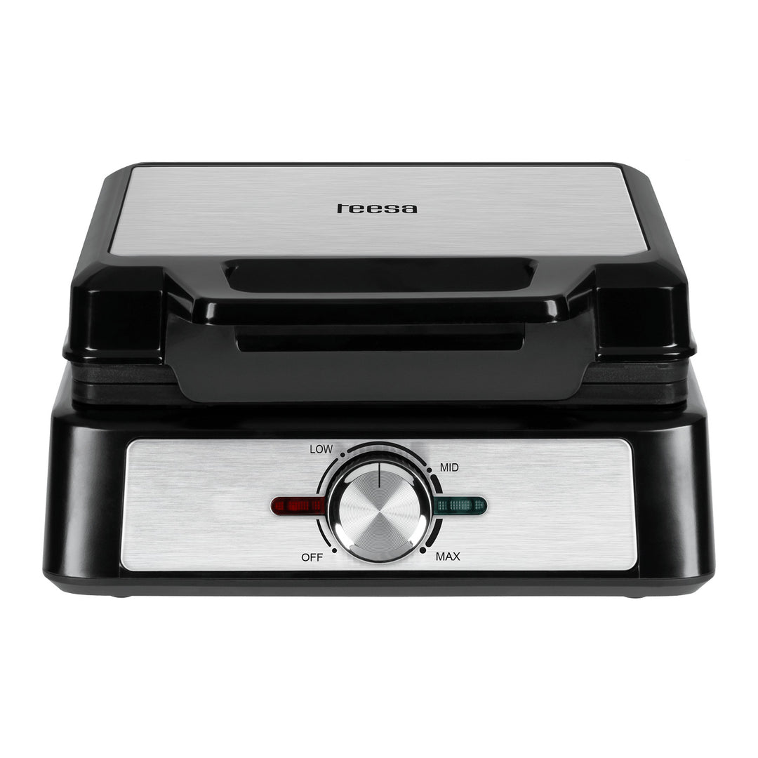 Teesa wafelijzer, voor 2 wafels, vermogen 1600 W, vermogensregeling, TSA3237