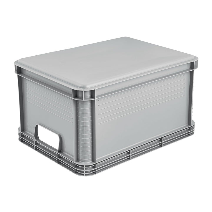 Robert Keeper-draagbak, inhoud 20 l, grijs, geschikt voor voedsel, lichtgewicht en duurzaam, draagvermogen tot 30 kg