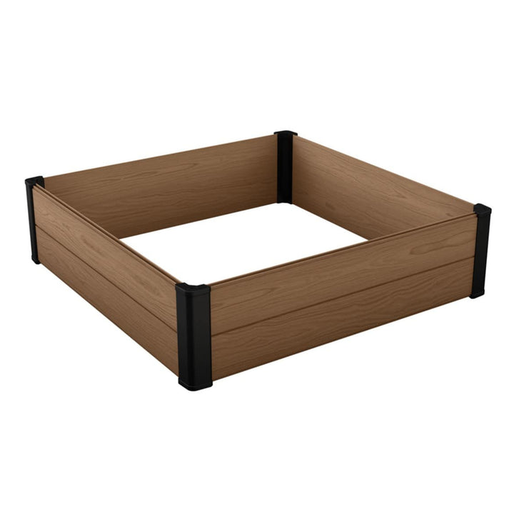 Keter Maple tuinrand, kunststof, bruin, afmetingen 106x106x32 cm, weerbestendig, 249299