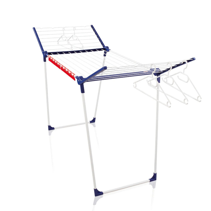 Pegasus 200 Solid droogrek van Leifheit, lengte van de lijnen 20 m, stabiele parallelle poten, weerbestendig, 2 wasknijpers, 81520