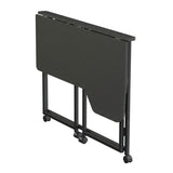 Opvouwbaar bureau Maclean, zwart, verplaatsbaar, 100 x 65 cm, max. 50 kg, hoekmodel, L-vorm, MC-1250 L/B