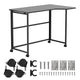 Opvouwbaar bureau Maclean, zwart, verplaatsbaar, 100 x 65 cm, max. 50 kg, hoekmodel, L-vorm, MC-1250 L/B