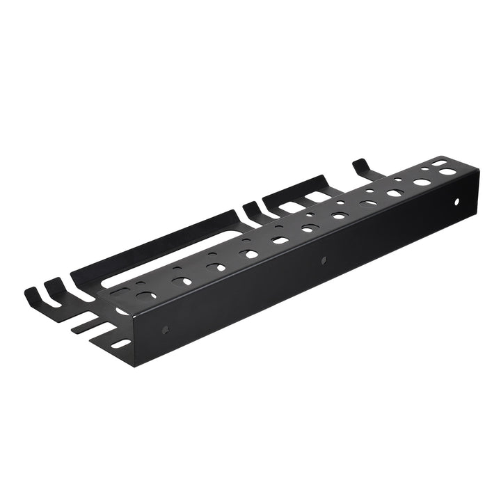 Maclean wandorganizer / gereedschapsrek, zwart, afmetingen 40 x 14,5 x 4,6 cm, max. 30 kg, MC-141