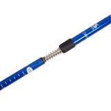 Aluminium Nordic Walking-stokken, 65-135 cm, telescopisch, blauw, 2 paar