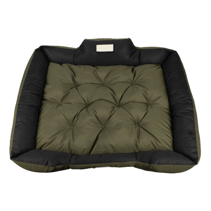 GreenBlue-hondenmand, groen, rechthoekig, buitenafmetingen 115 x 95 cm, binnenafmetingen 100 x 80 cm GB240 GN