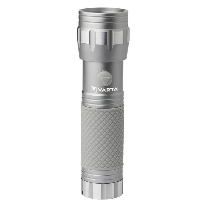 UV-LED-zaklamp 15638 van aluminium, UV-golflengte 395-400 nm, Multi-LED-technologie + Varta-batterijen meegeleverd