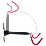 Maclean fietsrek / wandhouder, horizontaal, staal, max. belasting 30 kg, MC-430, 3 stuks