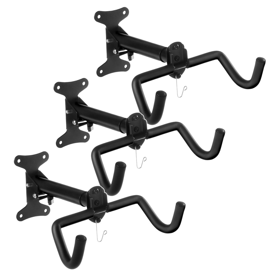 Maclean fietswandhouder, horizontaal, staal, max. belasting 30 kg, MC-484, 3 stuks