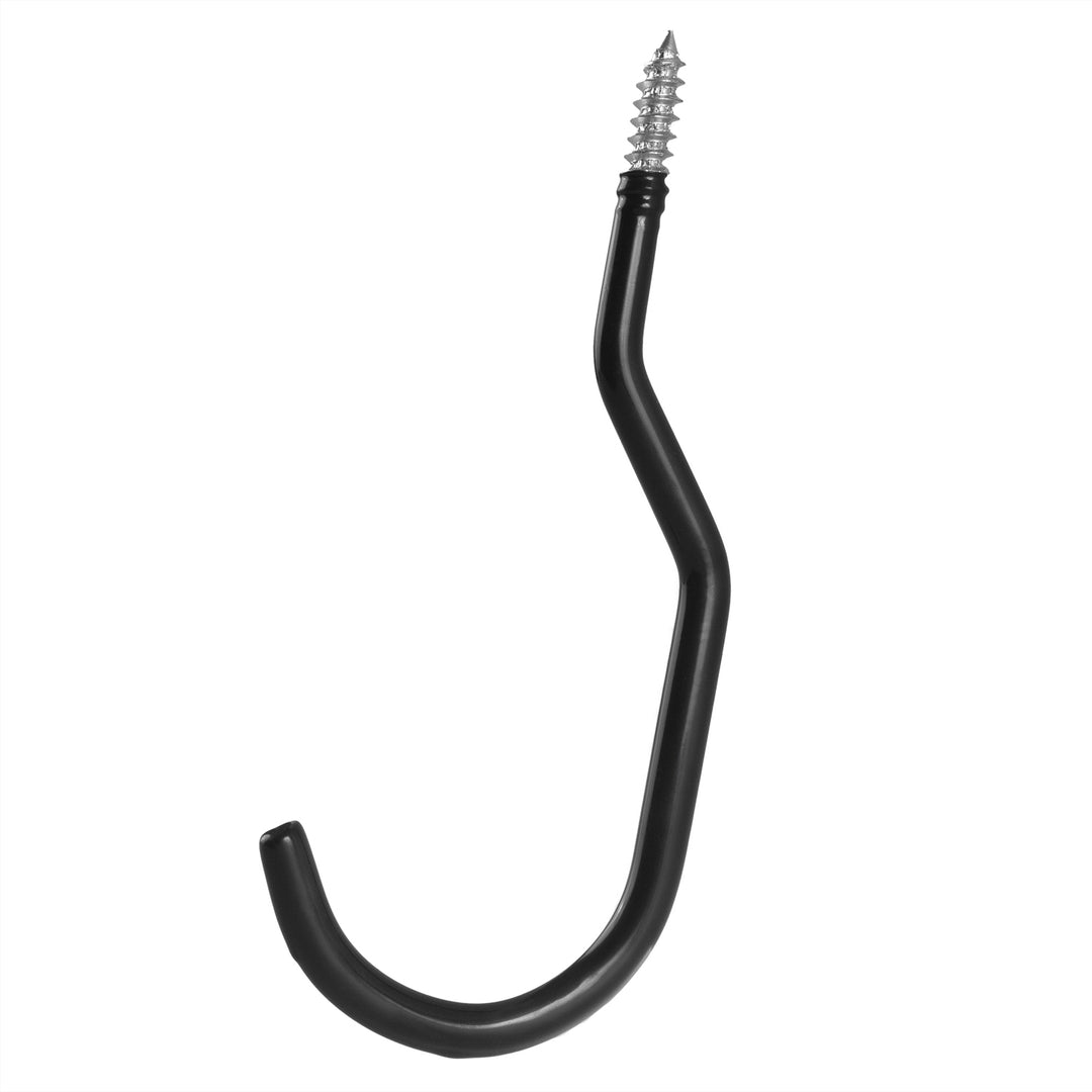Set van 4 Maclean-plafondhaken, voor een ladder, fiets of tuinslang, van staal, max. belasting 10 kg per haak, MC-485