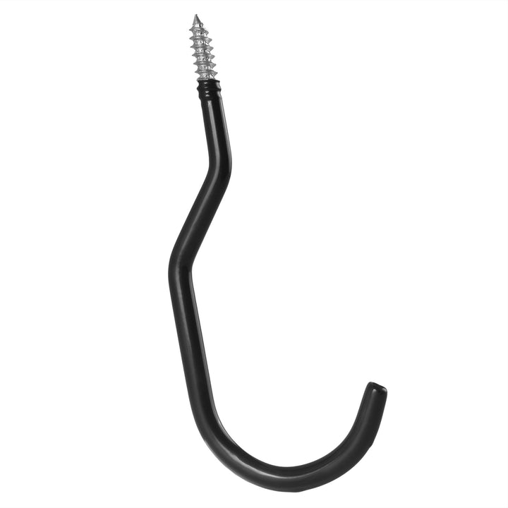 Set van 4 Maclean-plafondhaken, voor een ladder, fiets of tuinslang, van staal, max. belasting 10 kg per haak, MC-485