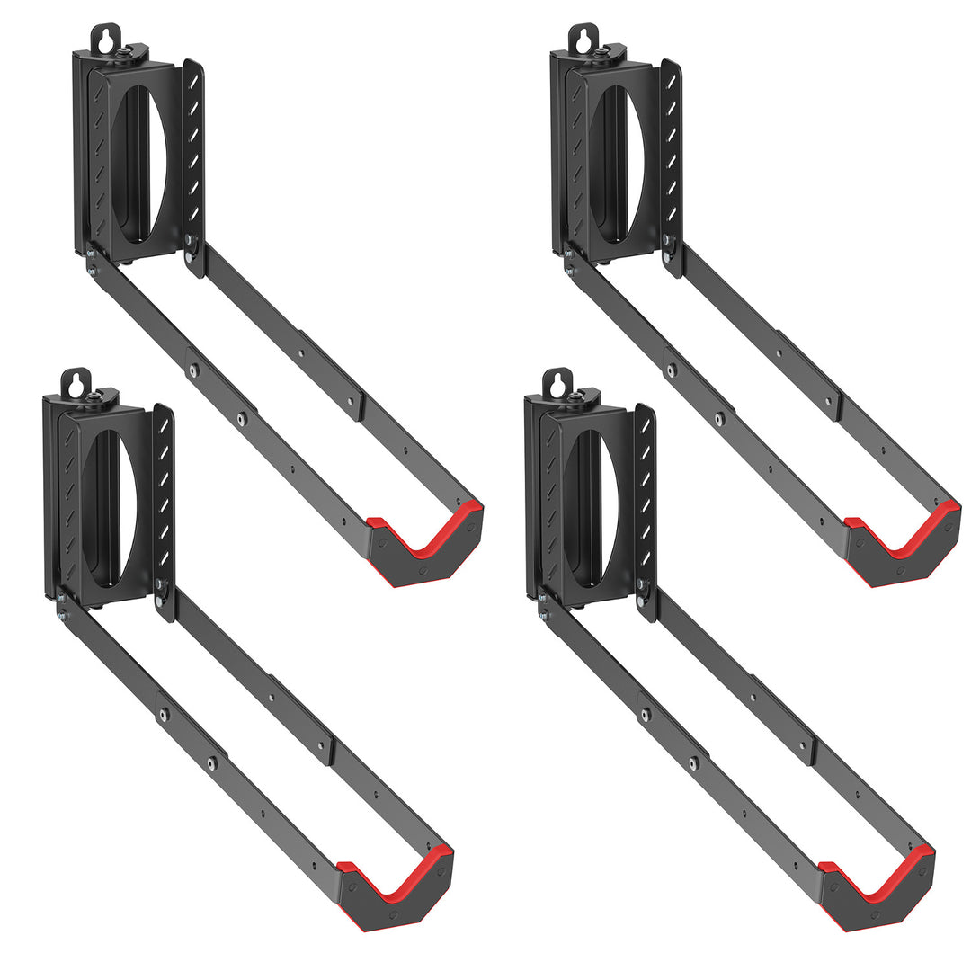 Maclean wandfietshouder, max. 35 kg, MC-498, 4 stuks