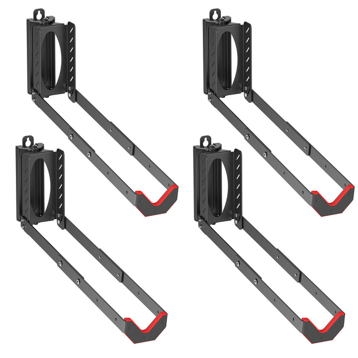 Maclean wandfietshouder, max. 35 kg, MC-498, 4 stuks