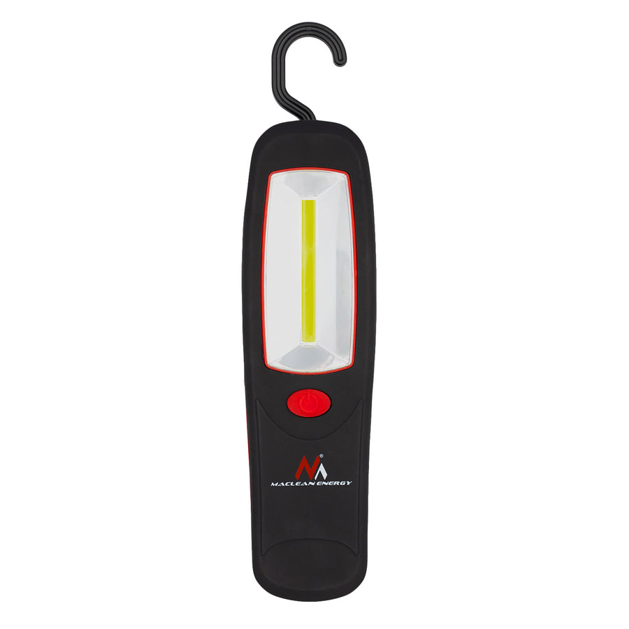 2x Maclean COB LED-werkplaatslamp, magneet, haak, MCE03 + 6x R-06 R06 AA LR06 1,5 V VARTA Longlife Power-batterijen