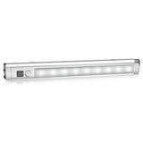 2x Maclean LED-keukenlamp, onderkastmodel met 9 SMD-lampjes, op batterijen, PIR-sensor aan/uit, MCE166 + 6x batterij R-06 R06 AA LR06 1,5 V VARTA Longlife Power