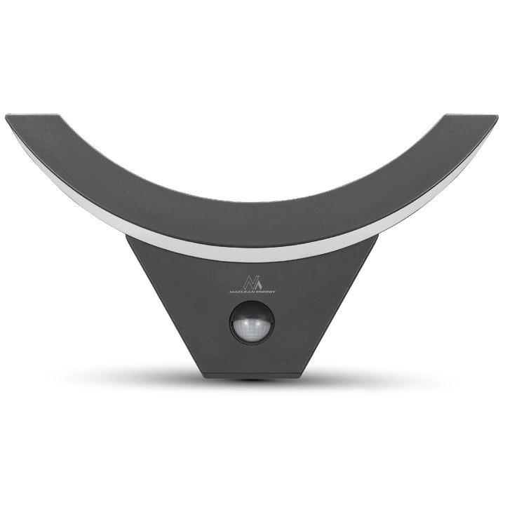 Maclean LED-lamp met bewegingssensor, infraroodbewegingssensor, kleur: grijs, 10 W, IP54, 800 lm, MCE290 GR, 4 stuks