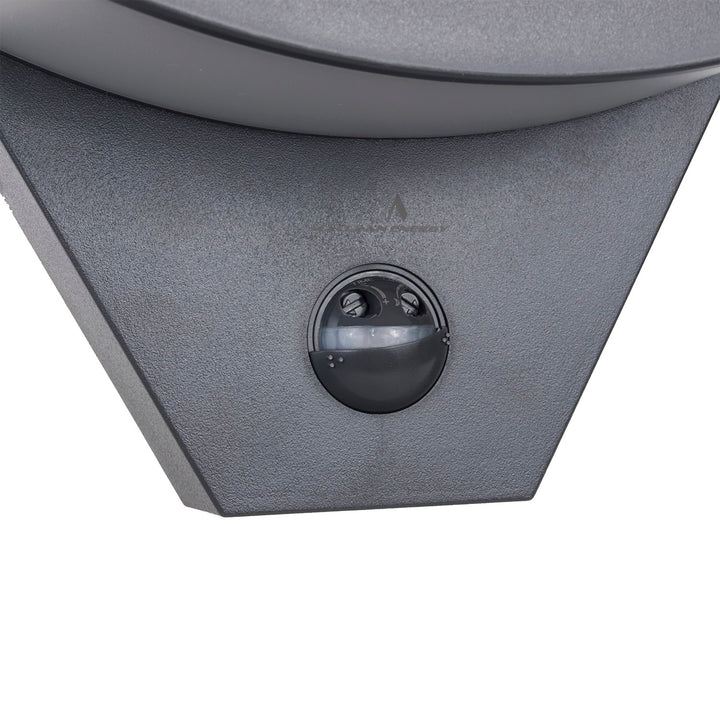 Maclean LED-lamp met bewegingssensor, infraroodbewegingssensor, kleur: grijs, 10 W, IP54, 800 lm, MCE290 GR, 4 stuks