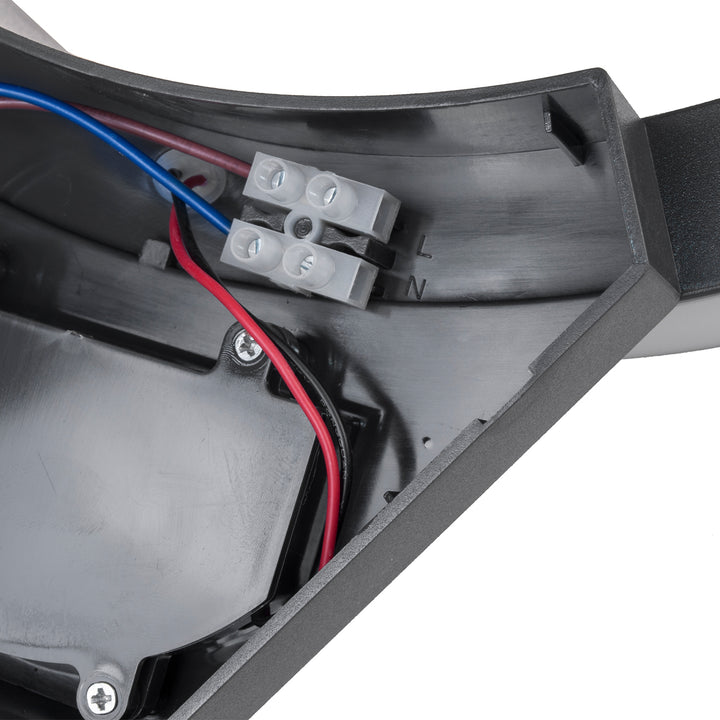 Maclean LED-lamp met bewegingssensor, infraroodbewegingssensor, kleur: grijs, 10 W, IP54, 800 lm, MCE290 GR, 4 stuks
