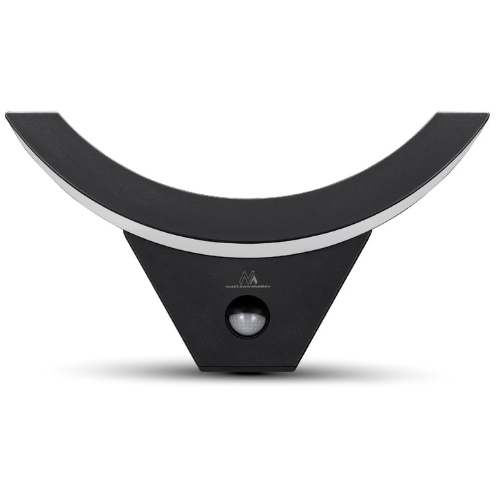 Maclean LED-lamp met bewegingssensor, infraroodbewegingssensor, kleur: zwart, 10 W, IP54, 800 lm, MCE290 B, 4 stuks